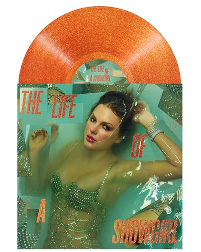 Taylor Swift - Life of a Showgirl (Portofino Orange Glitter Vinyl LP) vinyl