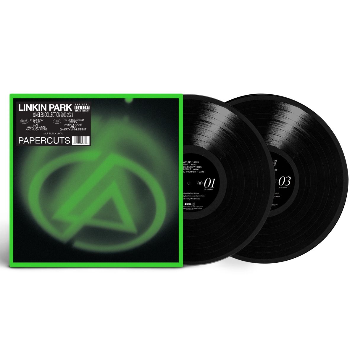 Linkin Park - Papercuts (Singles Collection 2000-2023) (2LP) (never-before-released track) Vinyl Record vinyl