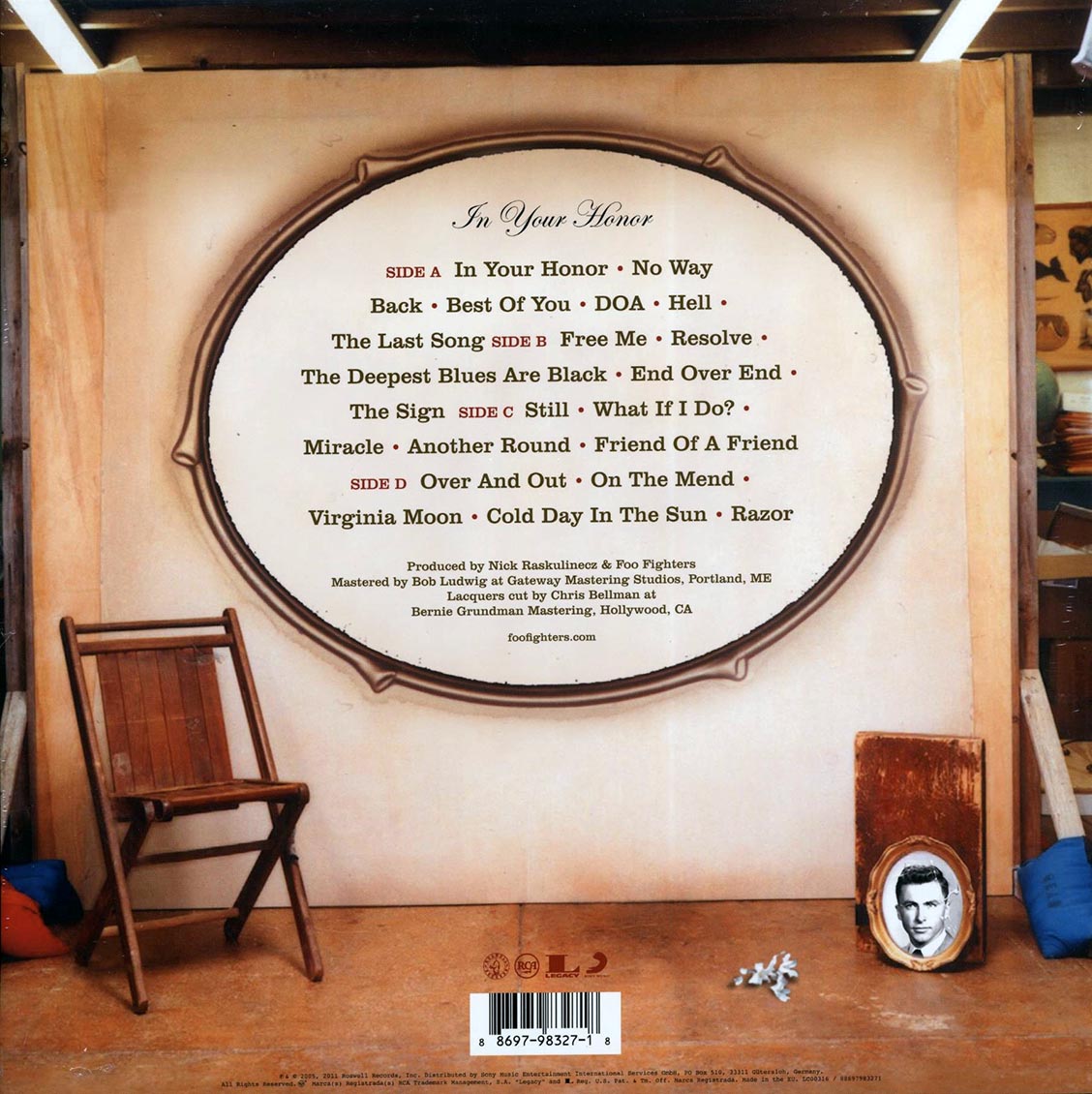 Foo Fighters - In Your Honor (180g 2LP incl. mp3) Vinyl Record rear