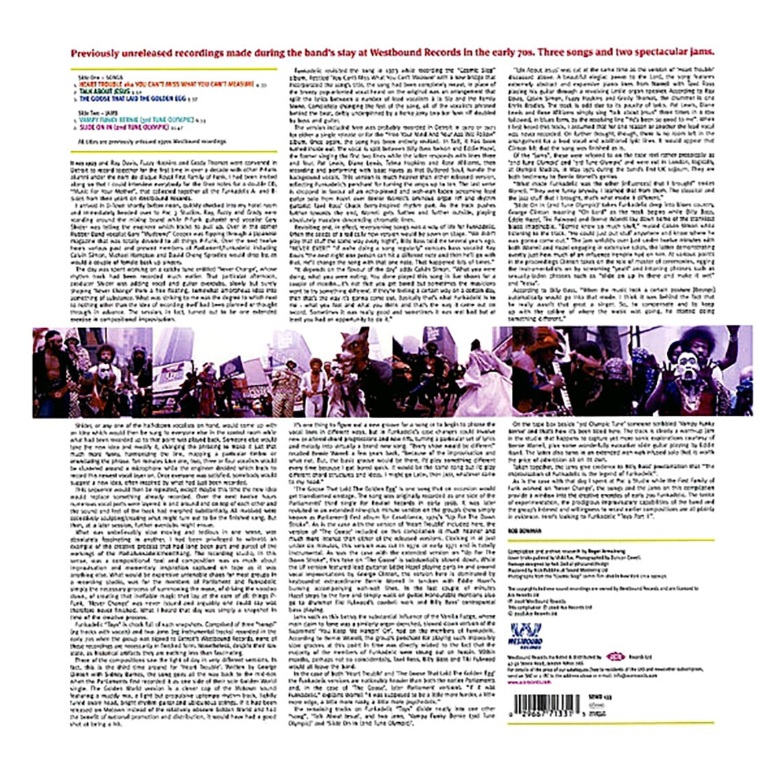 Funkadelic - Toys (LP) Vinyl Record rear