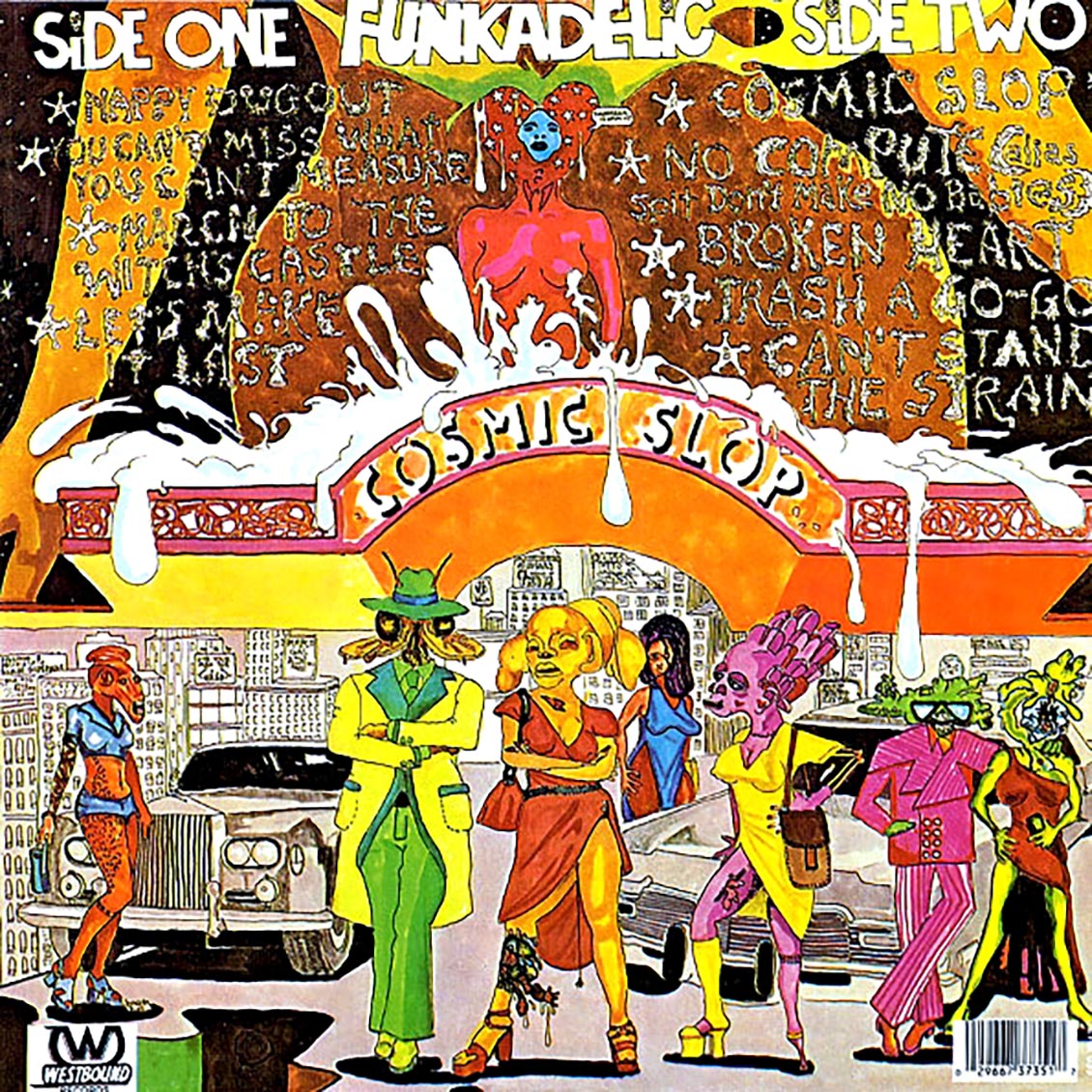 Funkadelic - Cosmic Slop (LP) Vinyl Record rear
