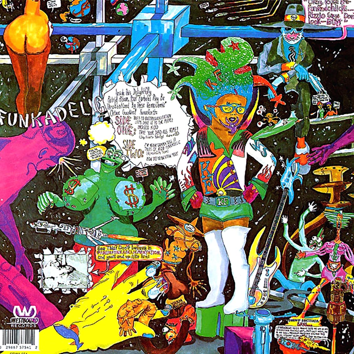 Funkadelic - Tales Of Kidd Funkadelic (LP) Vinyl Record rear
