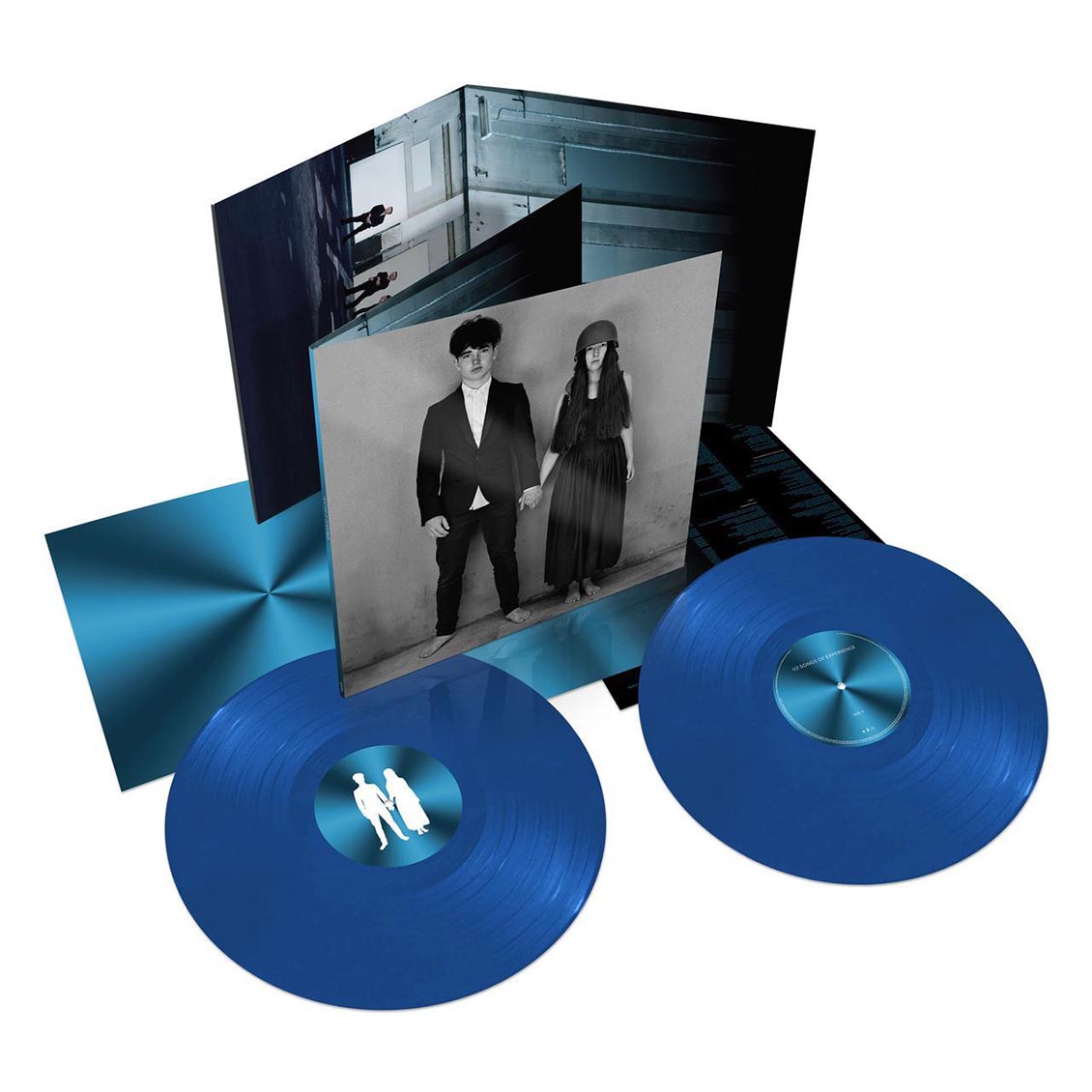 U2 – Songs Of Experience (2LP 180g Cyan Blue Vinyl Record) fold out