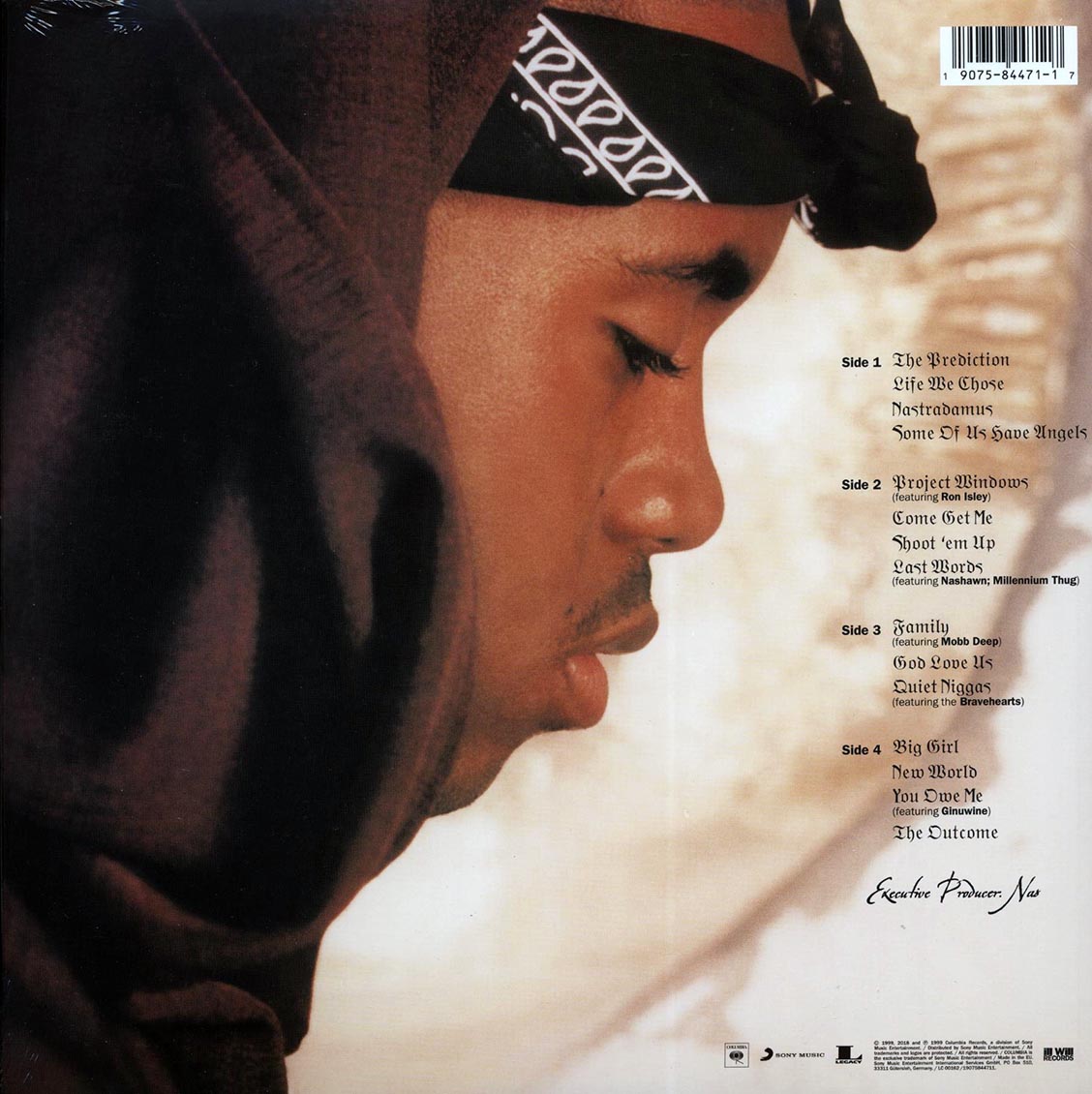 Nas - Nastradamus (2LP Vinyl Record incl. mp3) rear