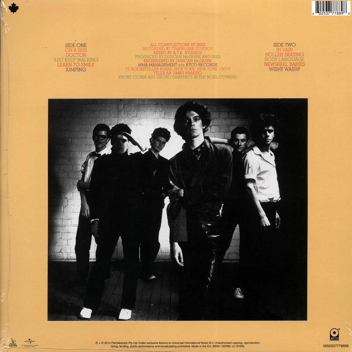INXS - INXS (incl. mp3, 180g, Remastered) Vinyl Record rear