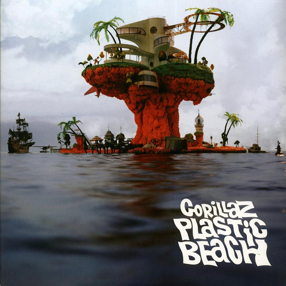 Gorillaz - Plastic Beach (2LP) Vinyl Record front