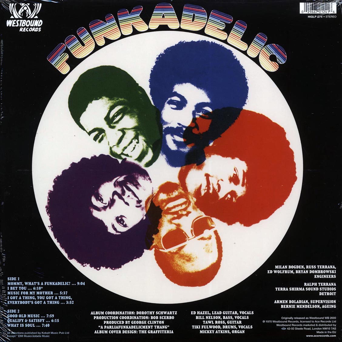 Funkadelic - Funkadelic (50th Anniv. Ed. 180g Orange Vinyl Record) rear