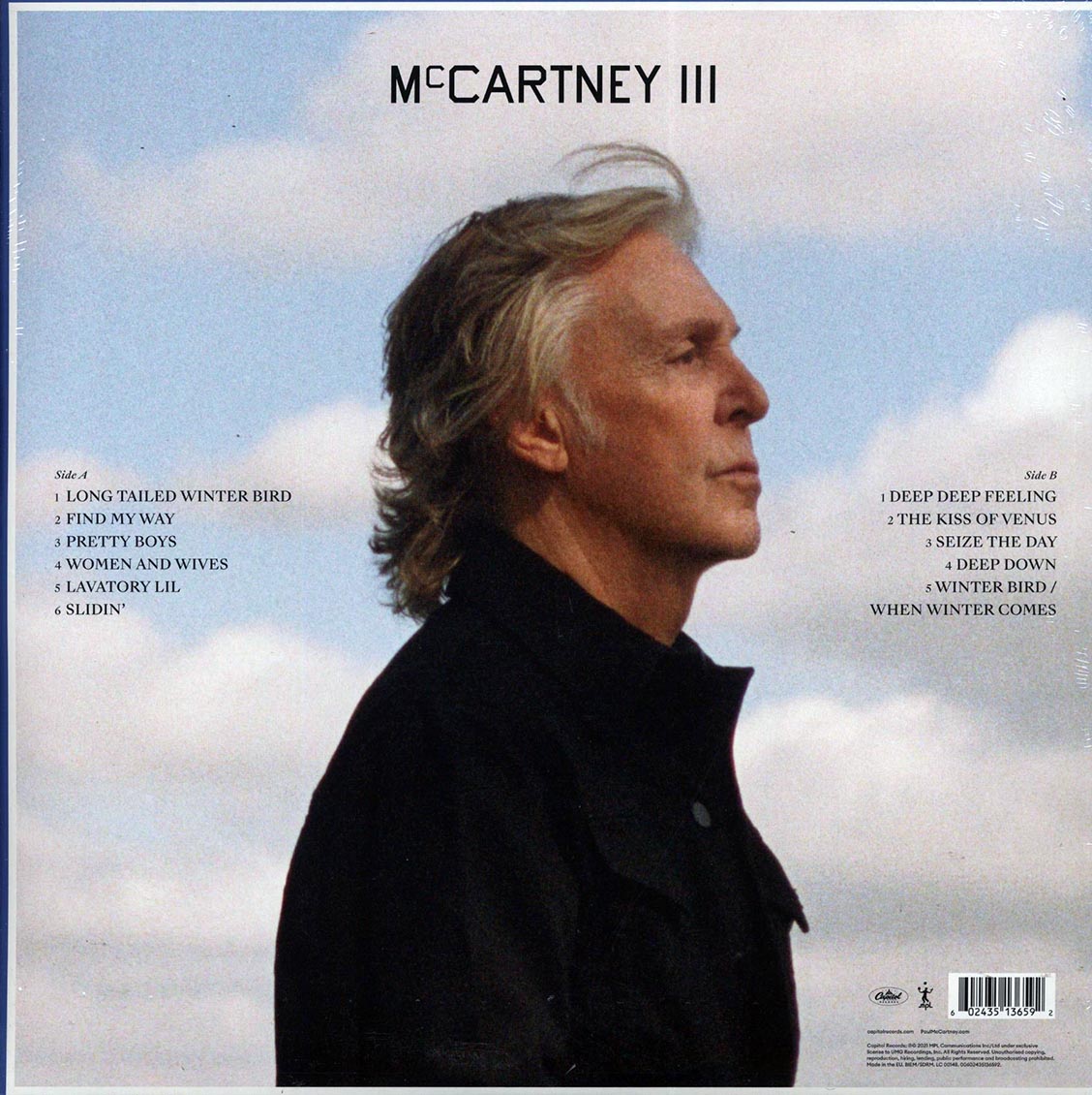 Paul McCartney – McCartney III (Vinyl LP) rear