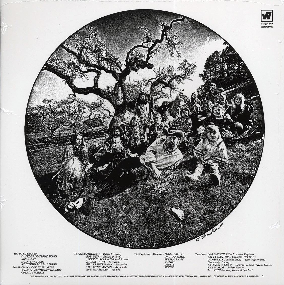 Grateful Dead - Aoxomoxoa (50th Anniv. Ed.) (180g, Remastered Vinyl Record) rear