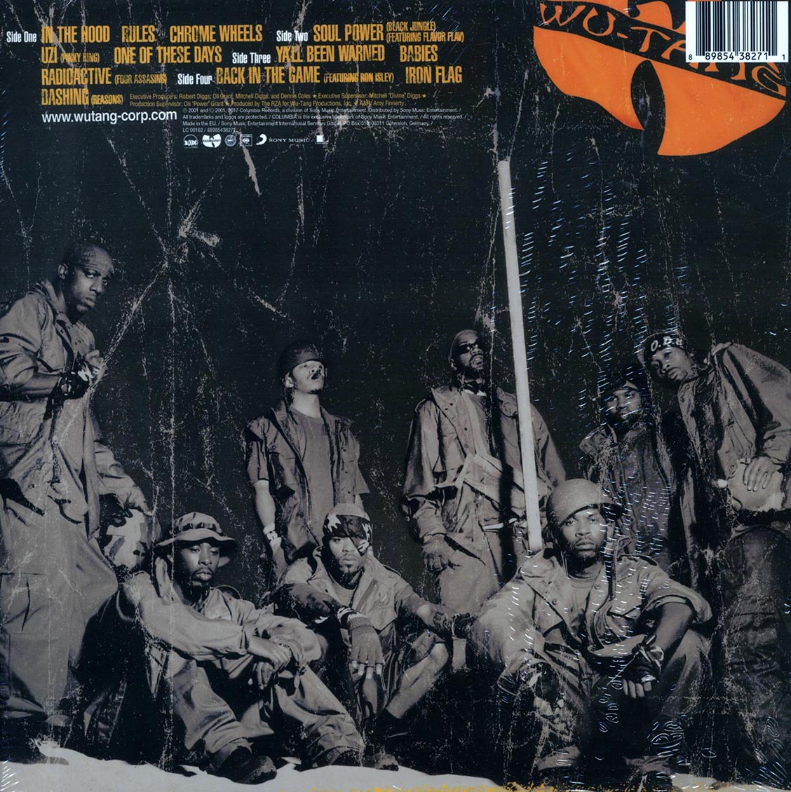 Wu-Tang Clan - Iron Flag (2LP, 180g Vinyl Record) rear