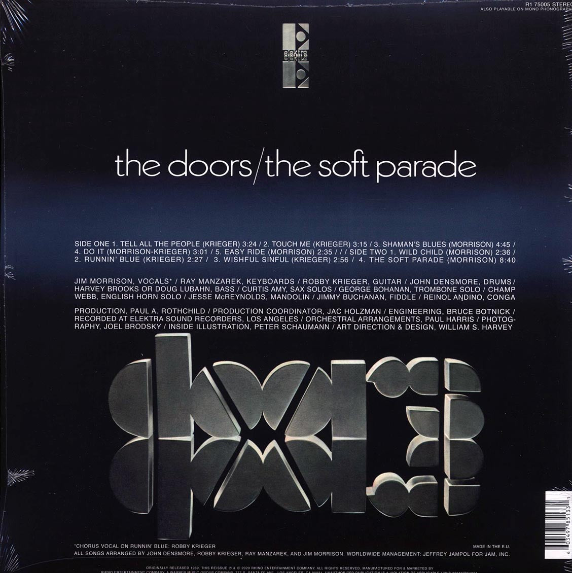 The Doors - Soft Parade (50th Anniv. Ed. 180g Remastered Vinyl Record) rear