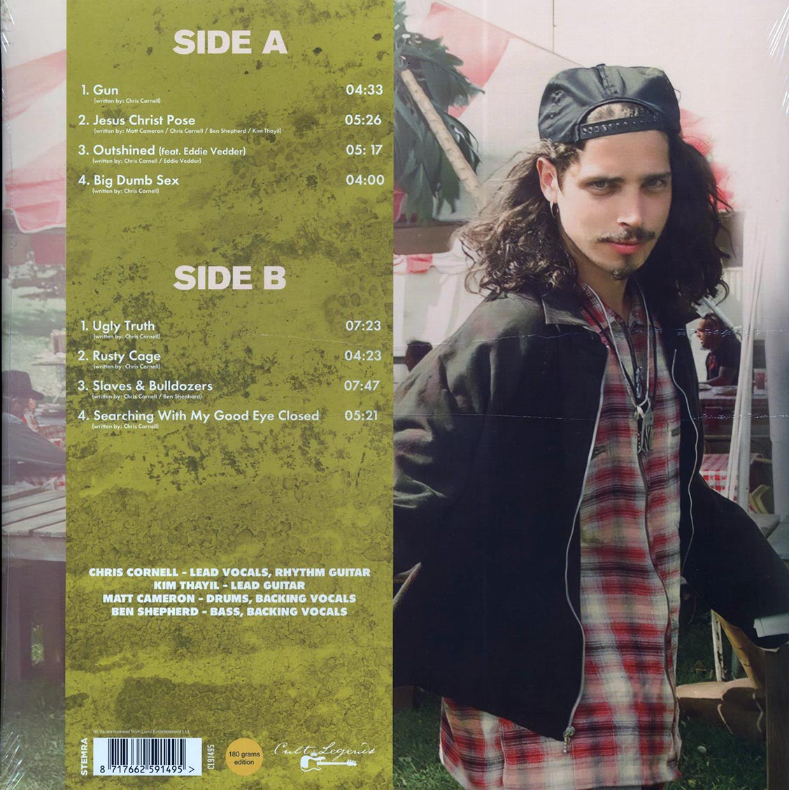 Soundgarden - Lollapalooza 1992: Live At Lollapalooza (Ltd. LP Vinyl Record) rear