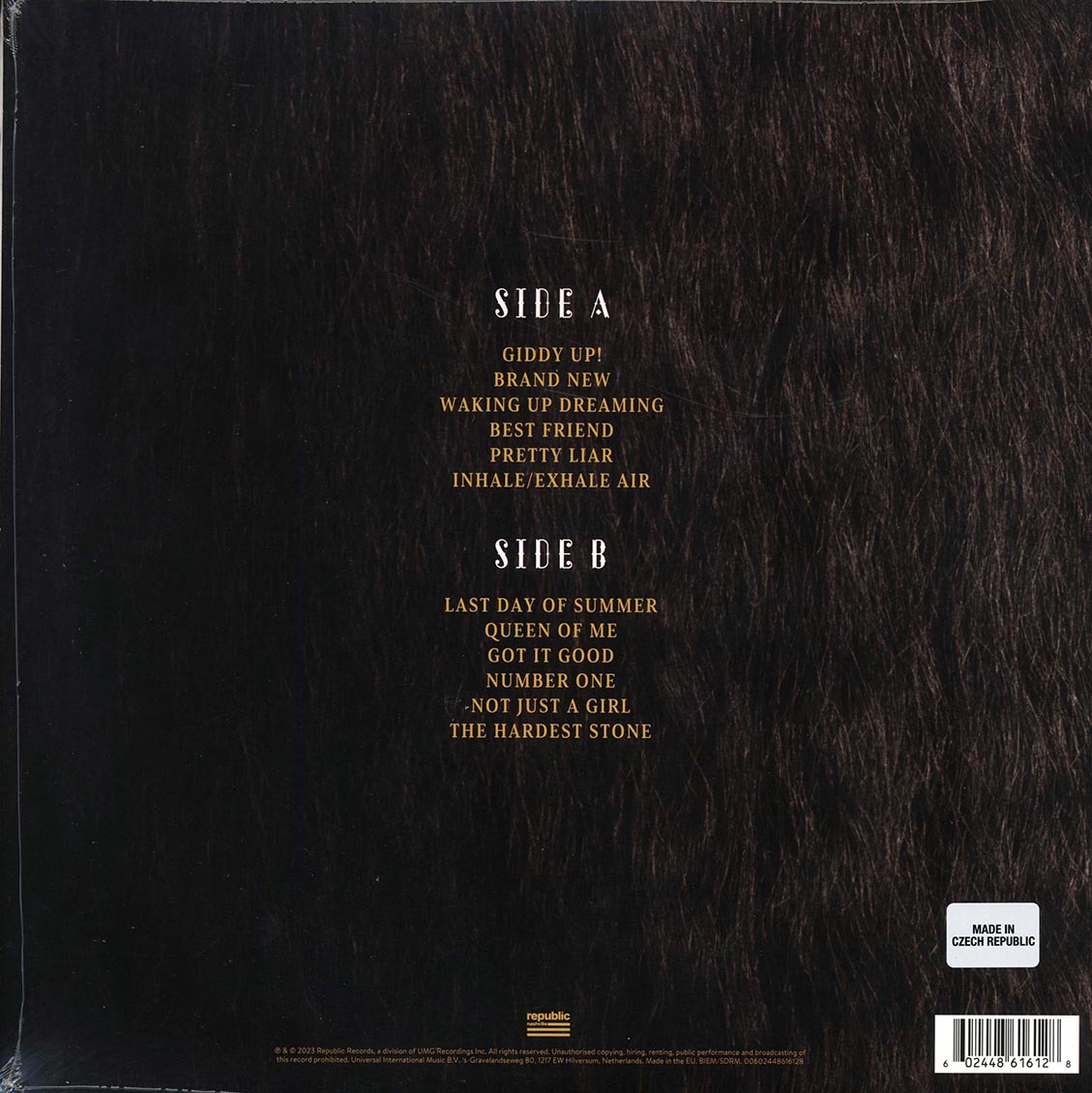 Shania Twain - Queen Of Me (LP) Vinyl Record rear