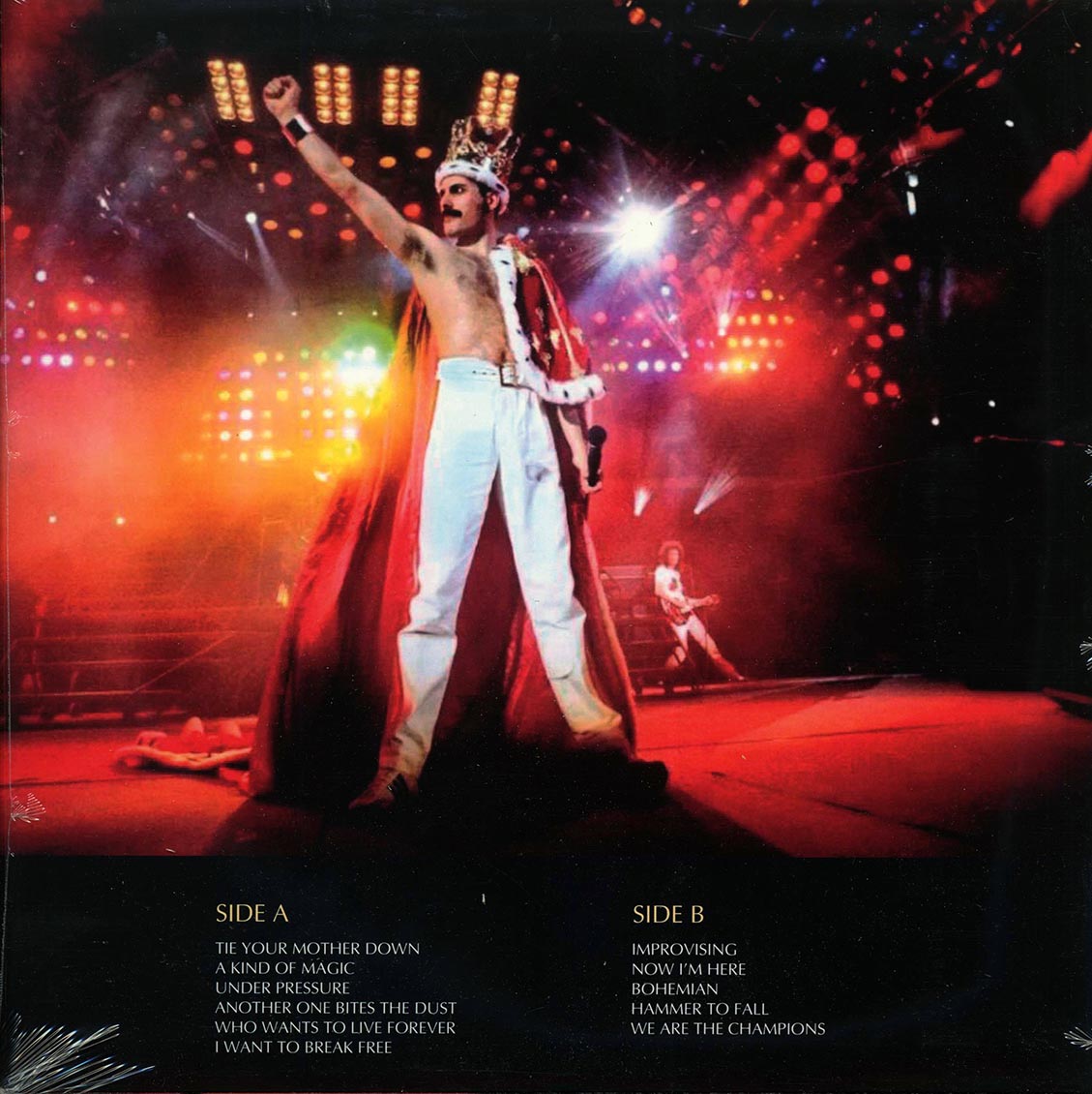 Queen - Knebworth 1986 (Ltd. Purple Vinyl Record) rear