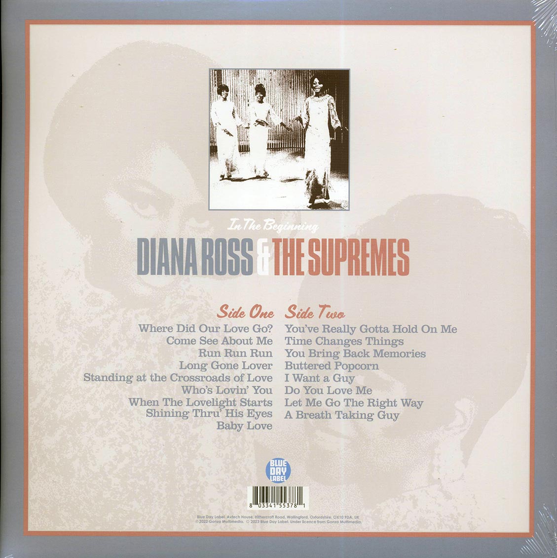 Diana Ross & The Supremes – In The Beginning (Vinyl LP) rear