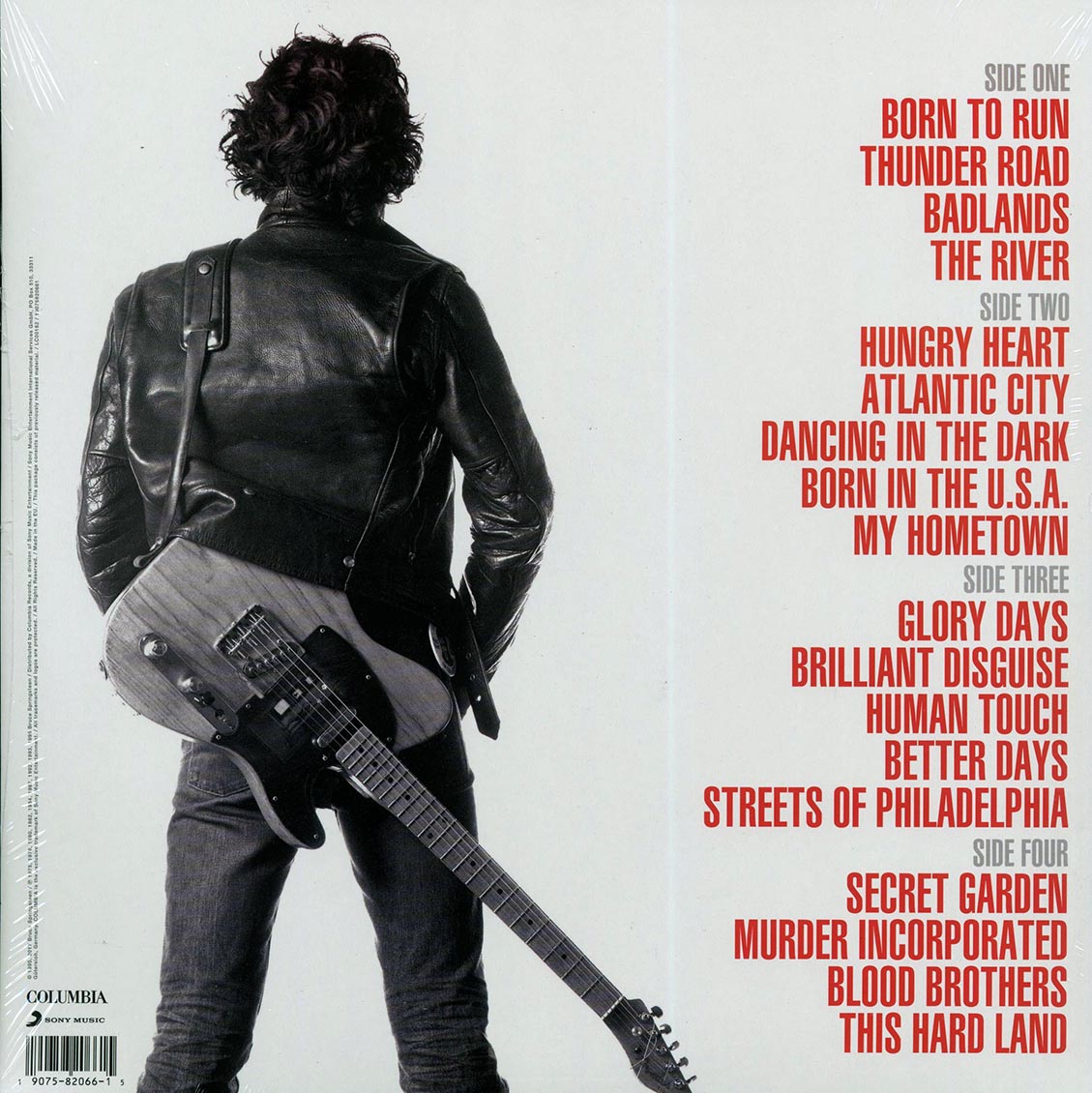 Bruce Springsteen - Greatest Hits (2LP) Vinyl Record rear