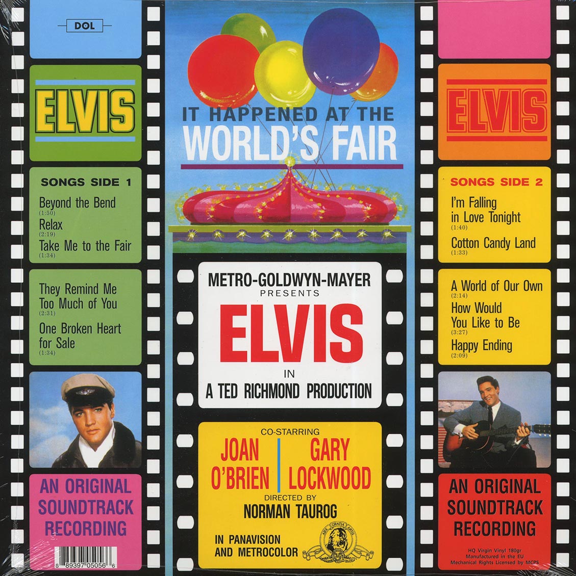 Elvis Presley – It Happened At The World's Fair (Orange Vinyl LP) rear