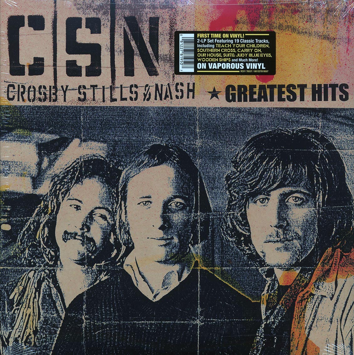 Crosby, Stills & Nash - Greatest Hits (2LP) (Milky Clear Vinyl Record) front