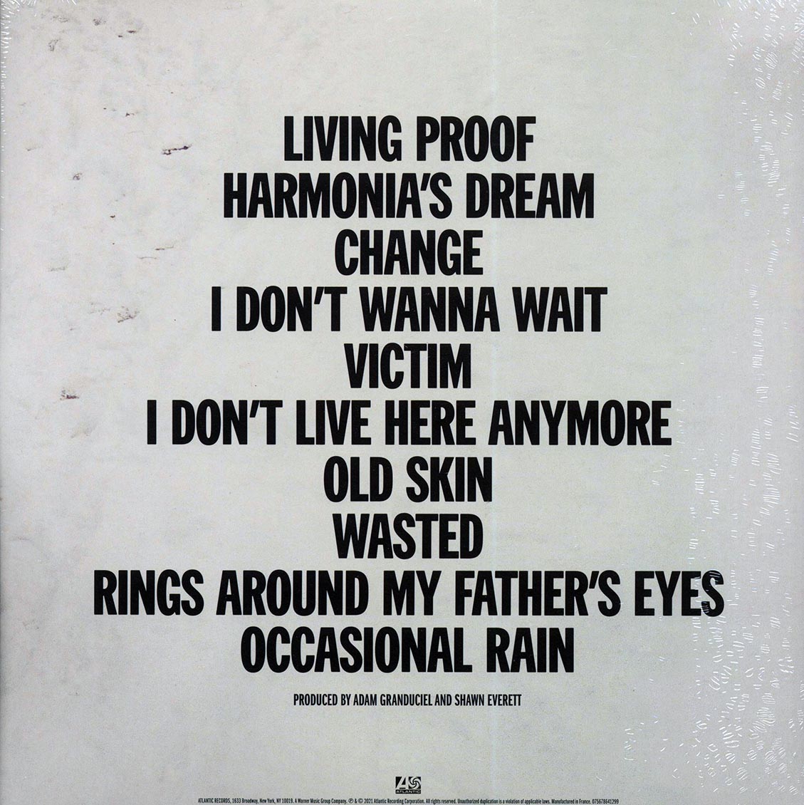 The War On Drugs - I Don't Live Here Anymore (2LP) (Ltd. Red Vinyl Record) rear
