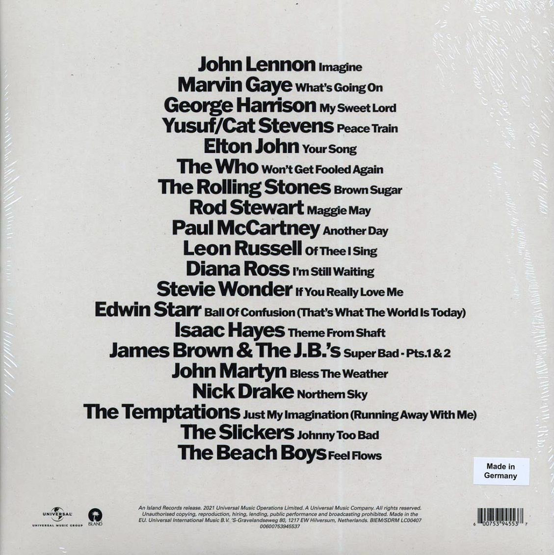 1971: The Year That Music Changed Everything (Limited 2LP Gatefold Vinyl, 180 g) rear