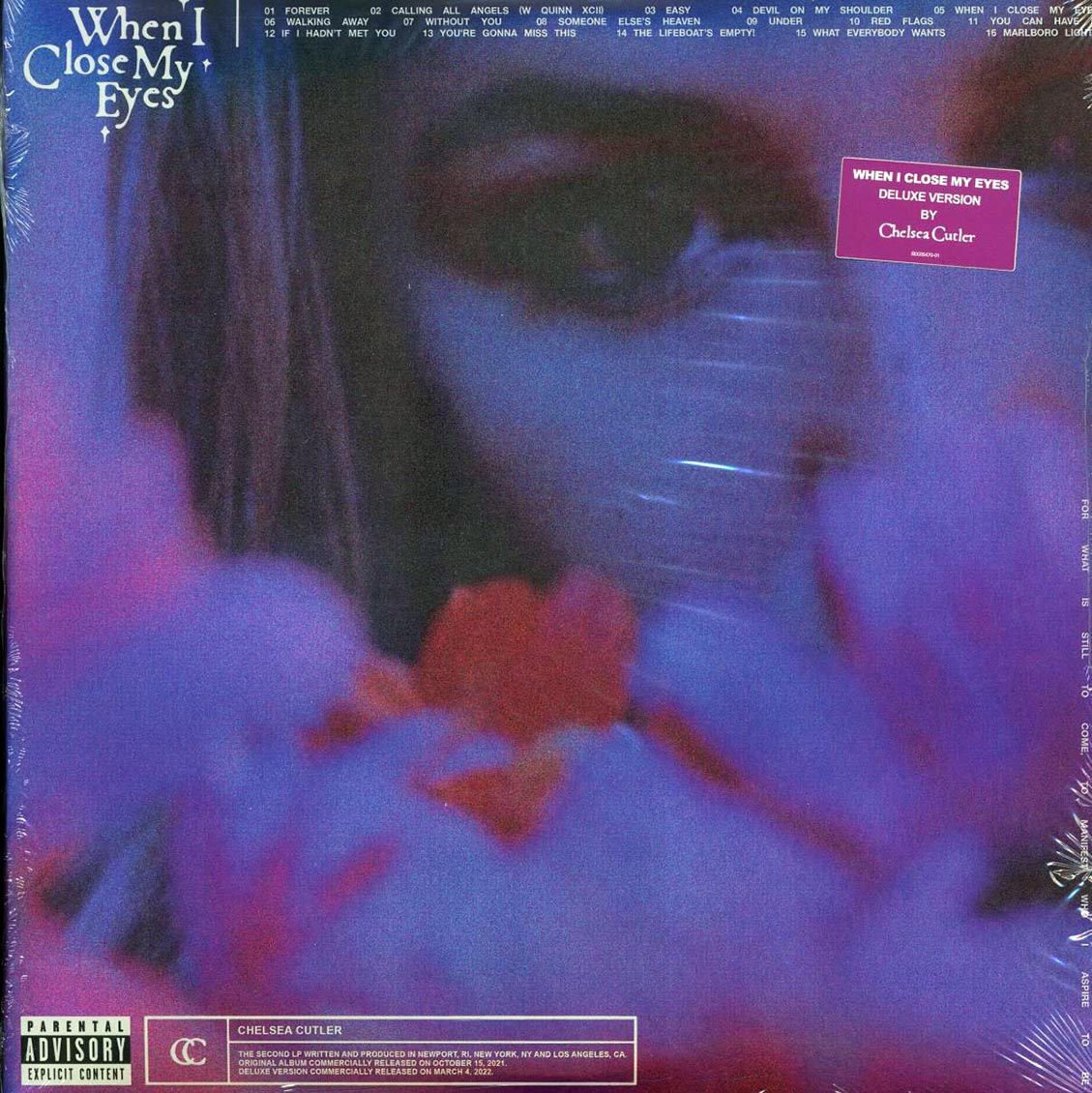Chelsea Cutler – When I Close My Eyes (Clear 2LP) | Heathen Records