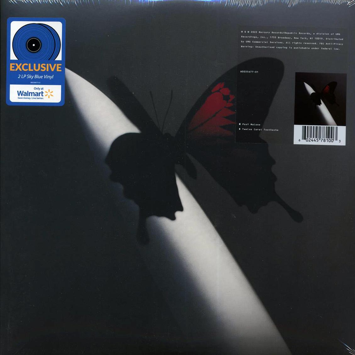 Post Malone – Twelve Carat Toothache (Limited Sky Blue 2LP Vinyl) cover