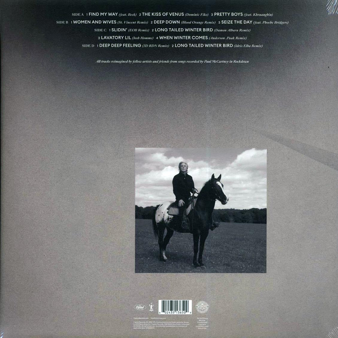 Paul McCartney - McCartney III Imagined (2LP Vinyl Record) rear