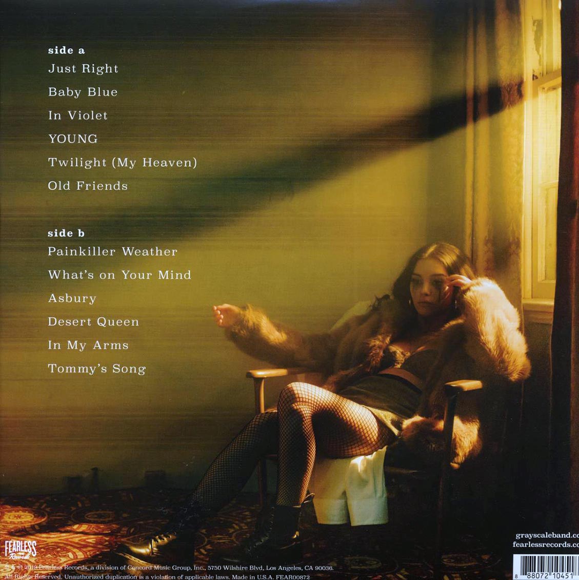 Grayscale – Nella Vita (Gatefold Vinyl LP) rear