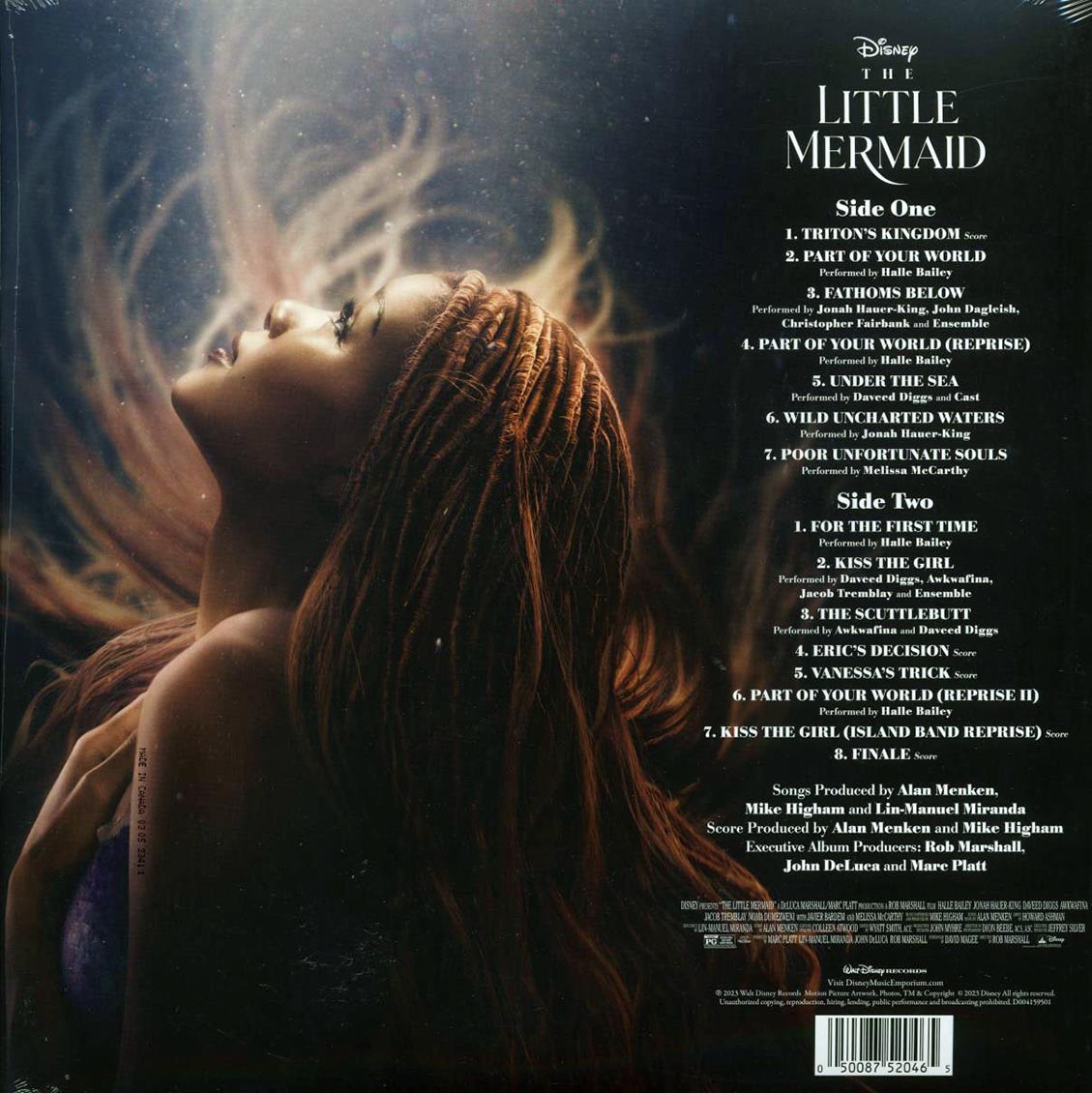 The Little Mermaid - Original Motion Picture Soundtrack (Vinyl LP) rear