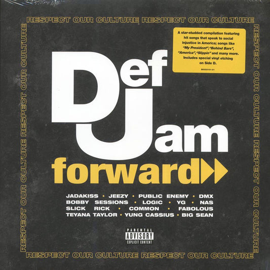 Def Jam Forward: Respect Our Culture (2LP Etched Vinyl Compilation) cover