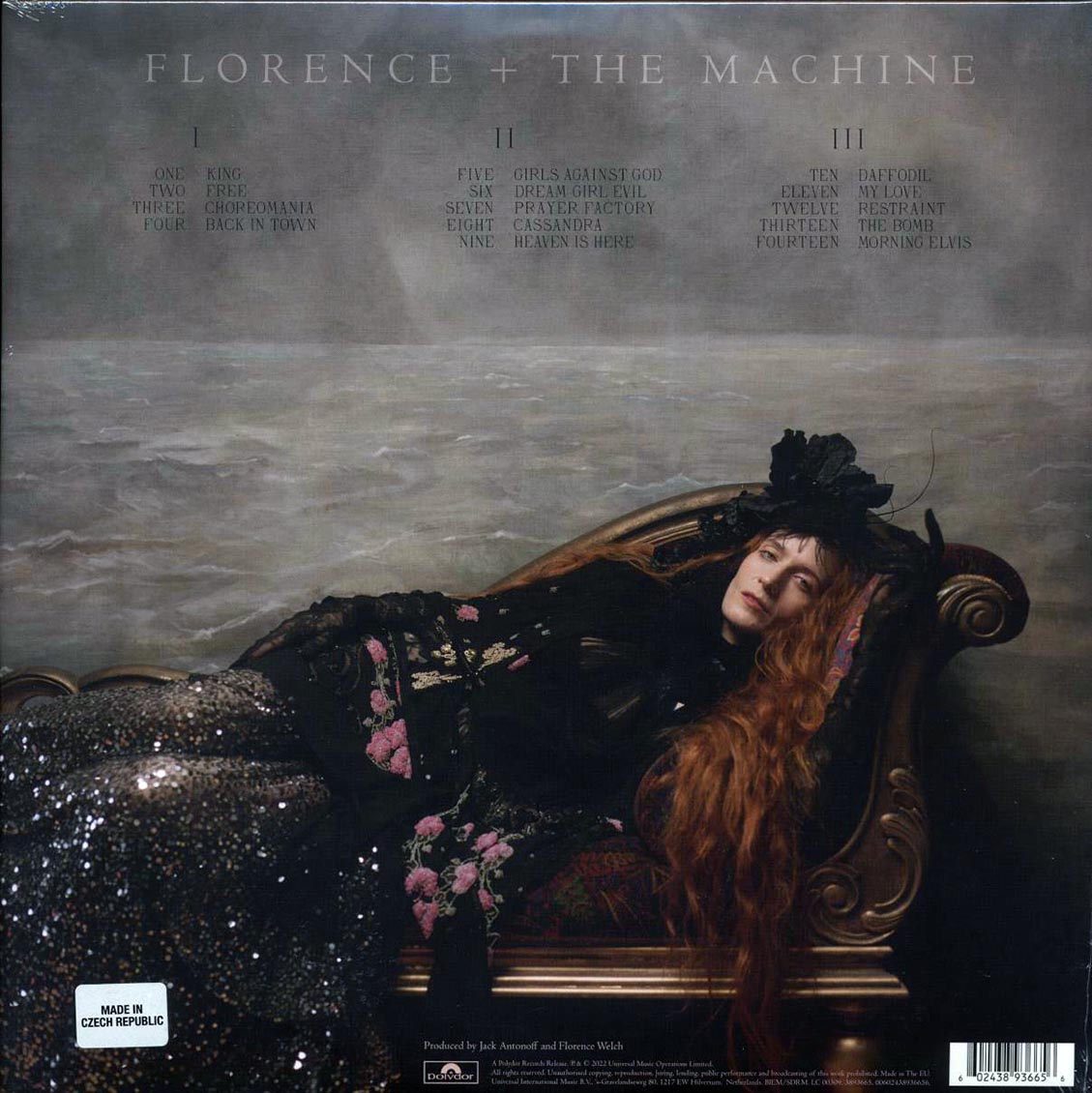 Florence and The Machine - Dance Fever (Ltd. 2LP Vinyl Record, Etched, Alt Cover) rear