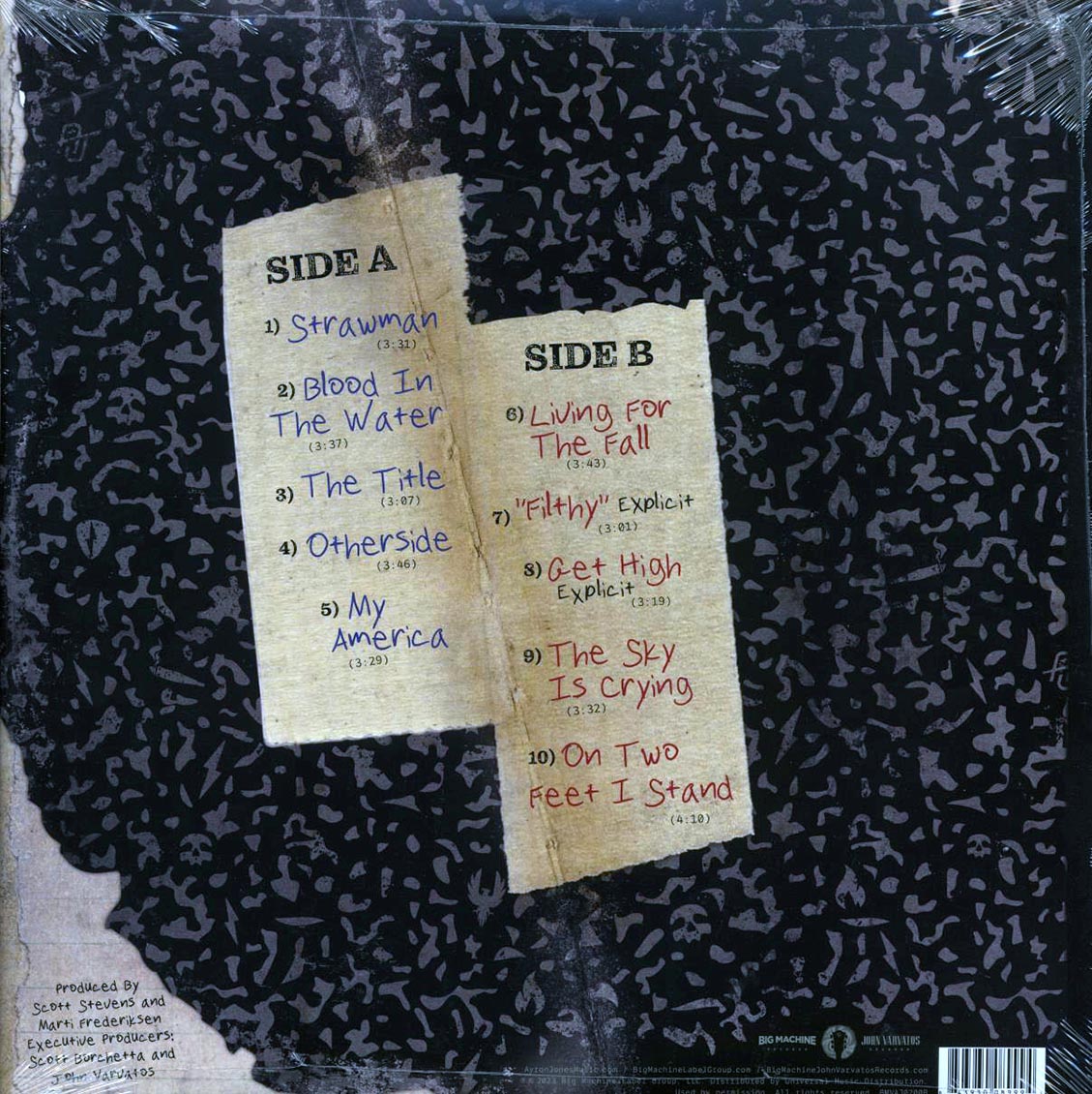 Ayron Jones – Chronicles Of The Kid (Turquoise Vinyl LP) rear