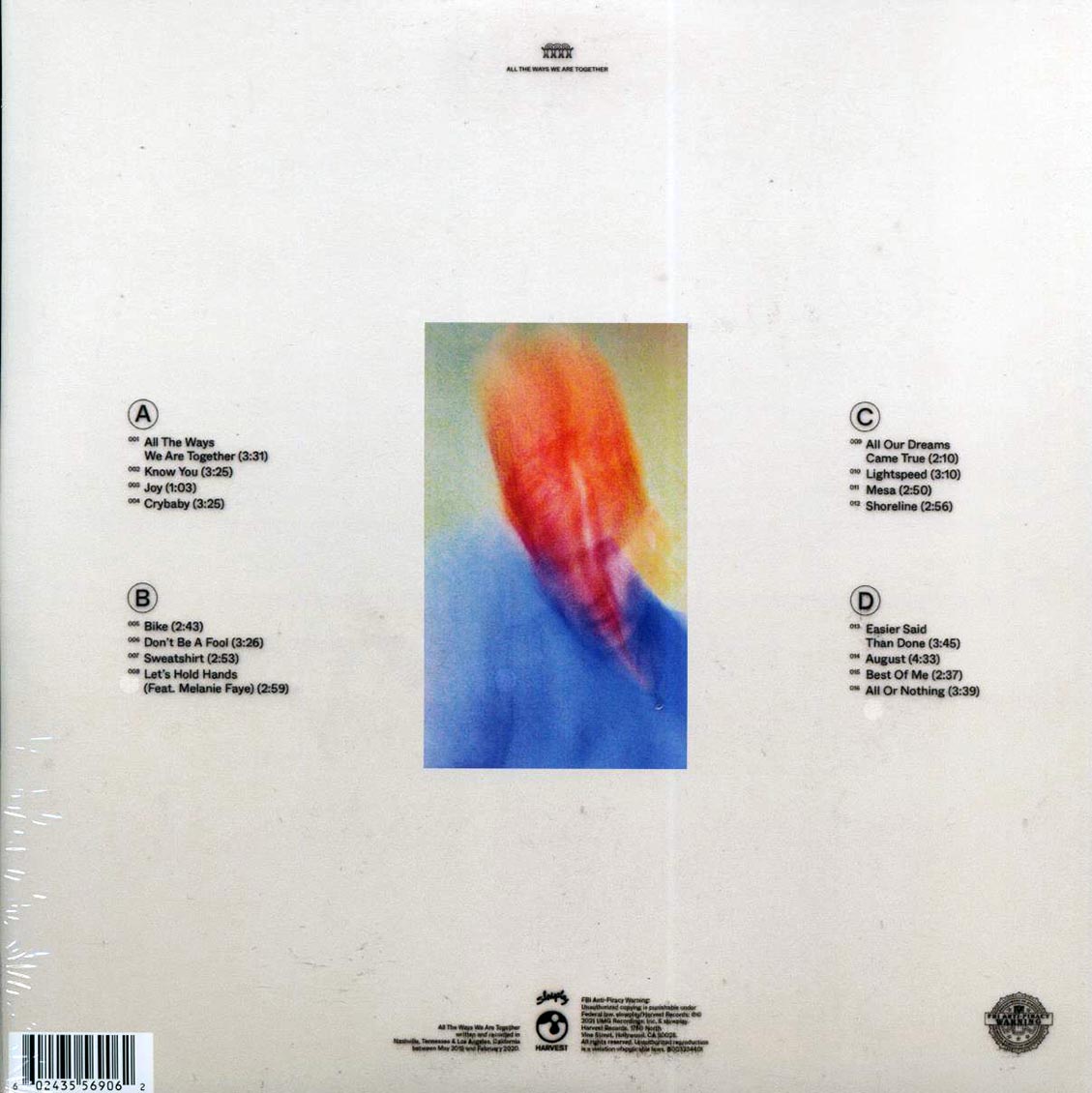 Dreamer Boy – All The Ways We Were Together (2LP Vinyl Record) rear