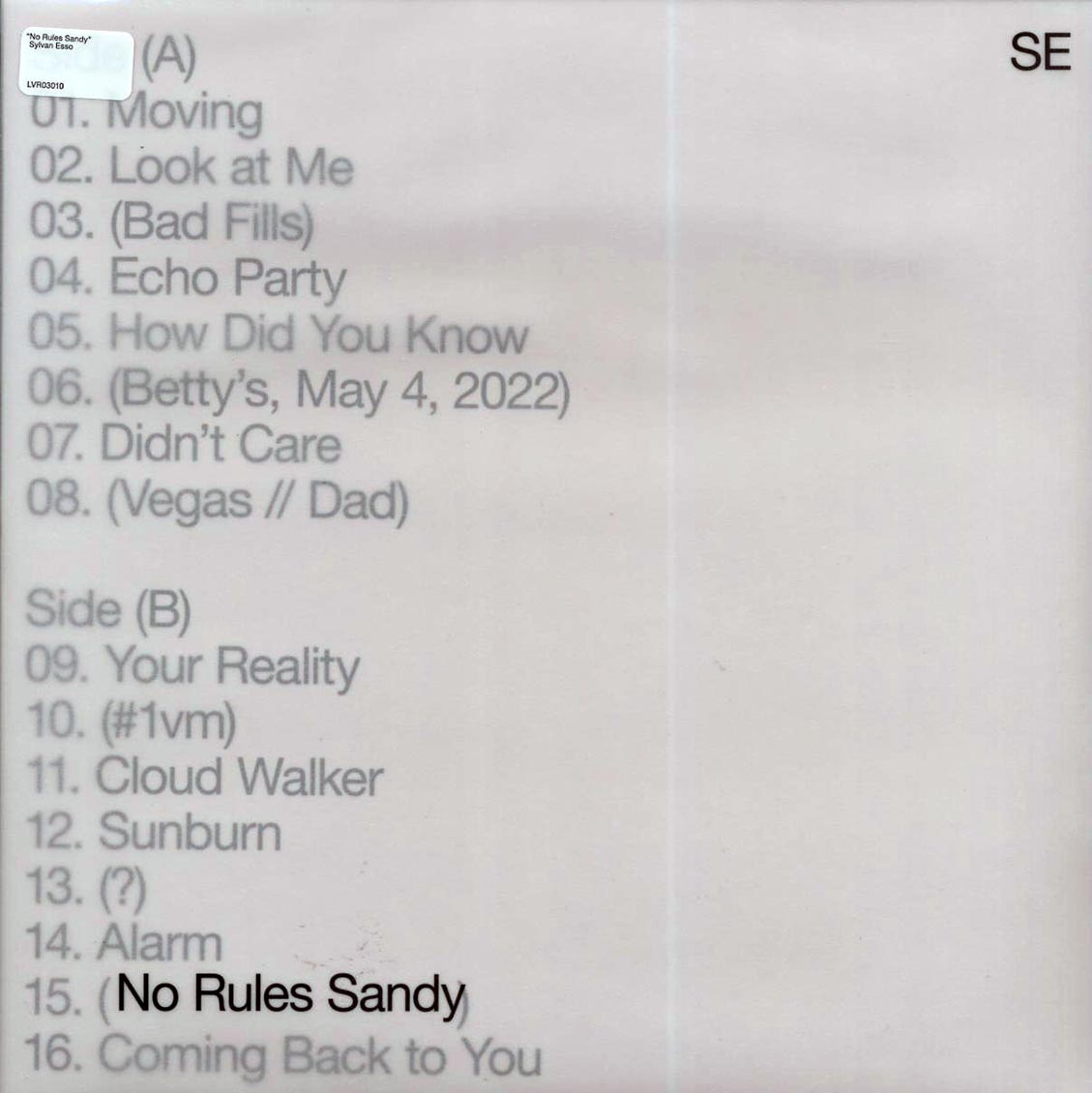 Sylvan Esso – No Rules Sandy (Vinyl LP) cover
