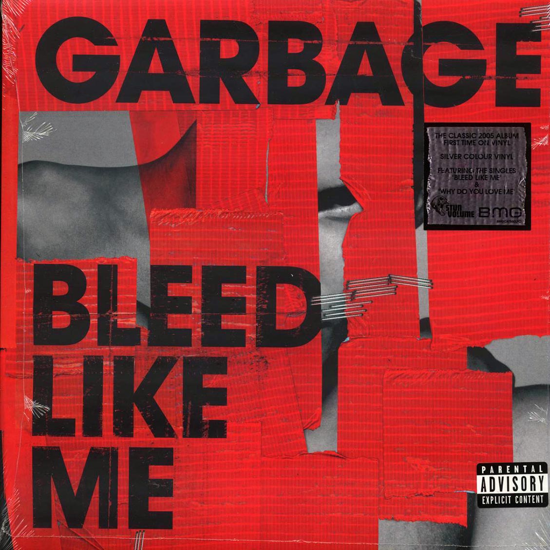 Garbage - Bleed Like Me (LP Remastered Silver Vinyl Record) front