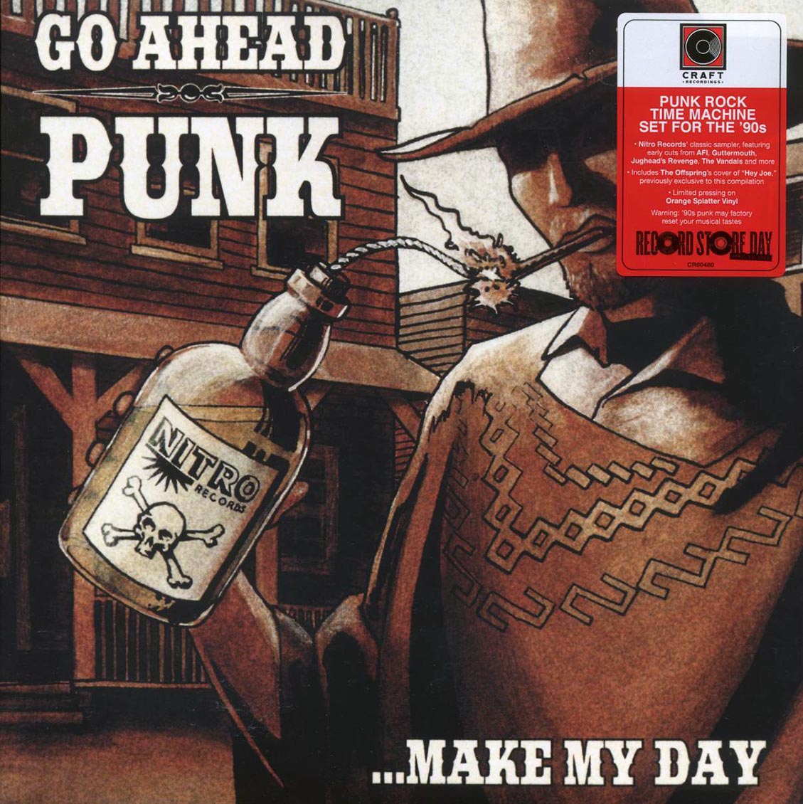 Go Ahead Punk... Make My Day (Limited Edition RSD Orange Splatter Vinyl LP) cover