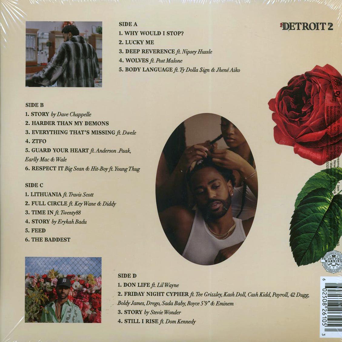 Big Sean – Detroit 2 (2LP Vinyl Record) rear