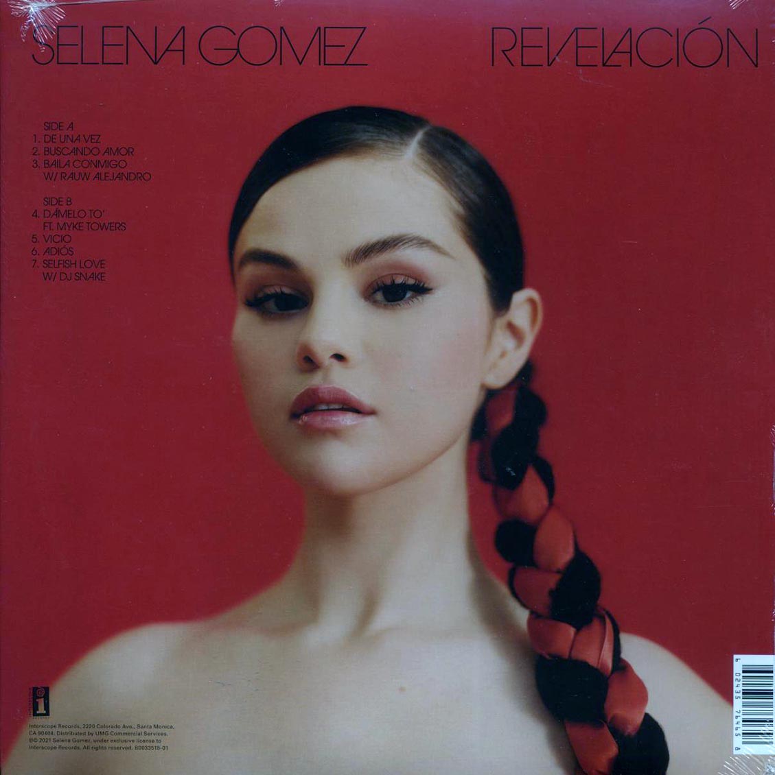 Selena Gomez – Revelación (Vinyl LP) rear