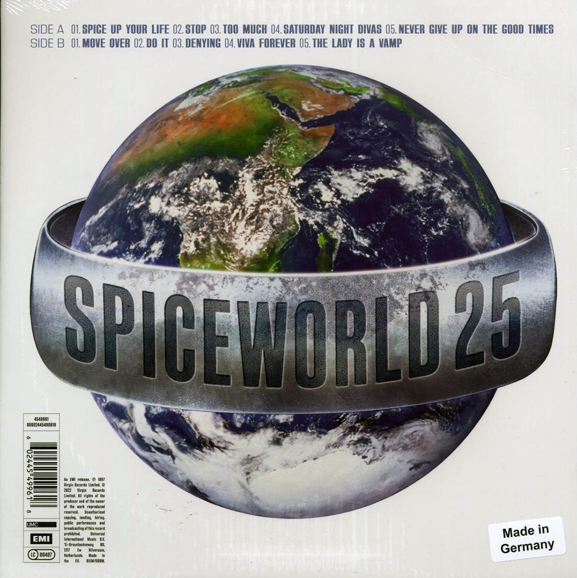 Spice Girls - Spiceworld 25 (25th Anniversary Picture Disc Vinyl LP) rear