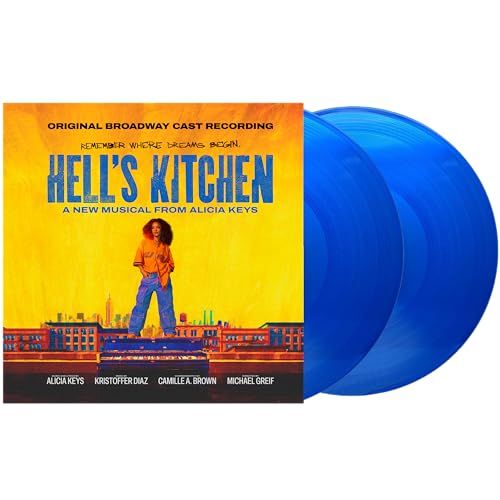 Alicia Keys - Hell’s Kitchen (Original Broadway Cast) 2LP Transparent Blue Vinyl Record vinyl