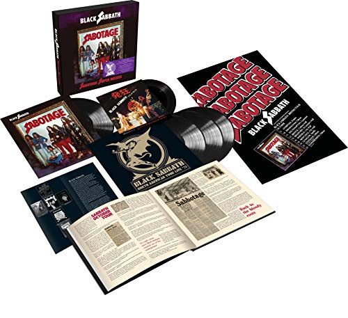 Black Sabbath – Sabotage (Super Deluxe 4LP + 7" Vinyl Box Set, 180g) contents