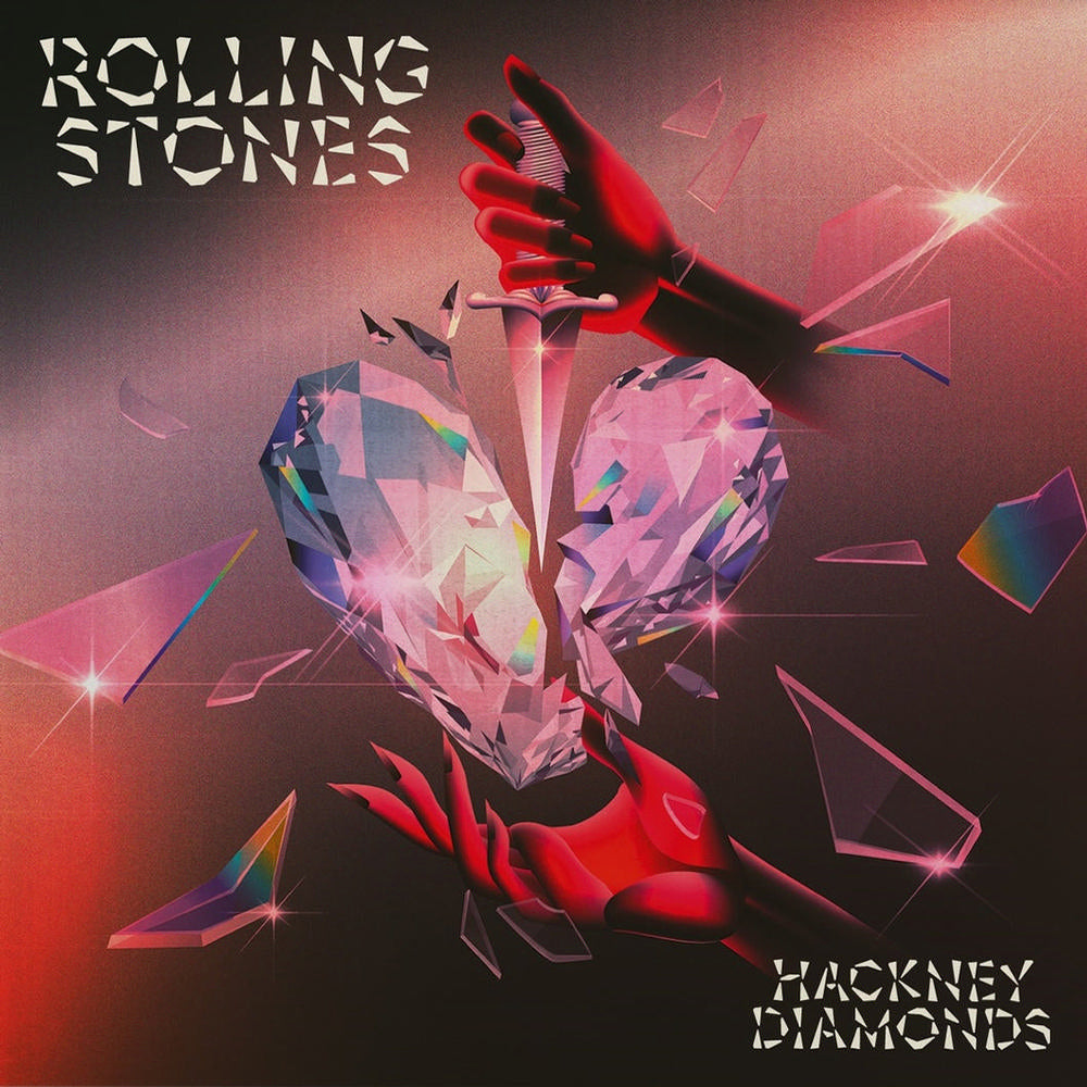 The Rolling Stones – Hackney Diamonds (LP Ltd. Diamond Clear 180g Vinyl Record) front