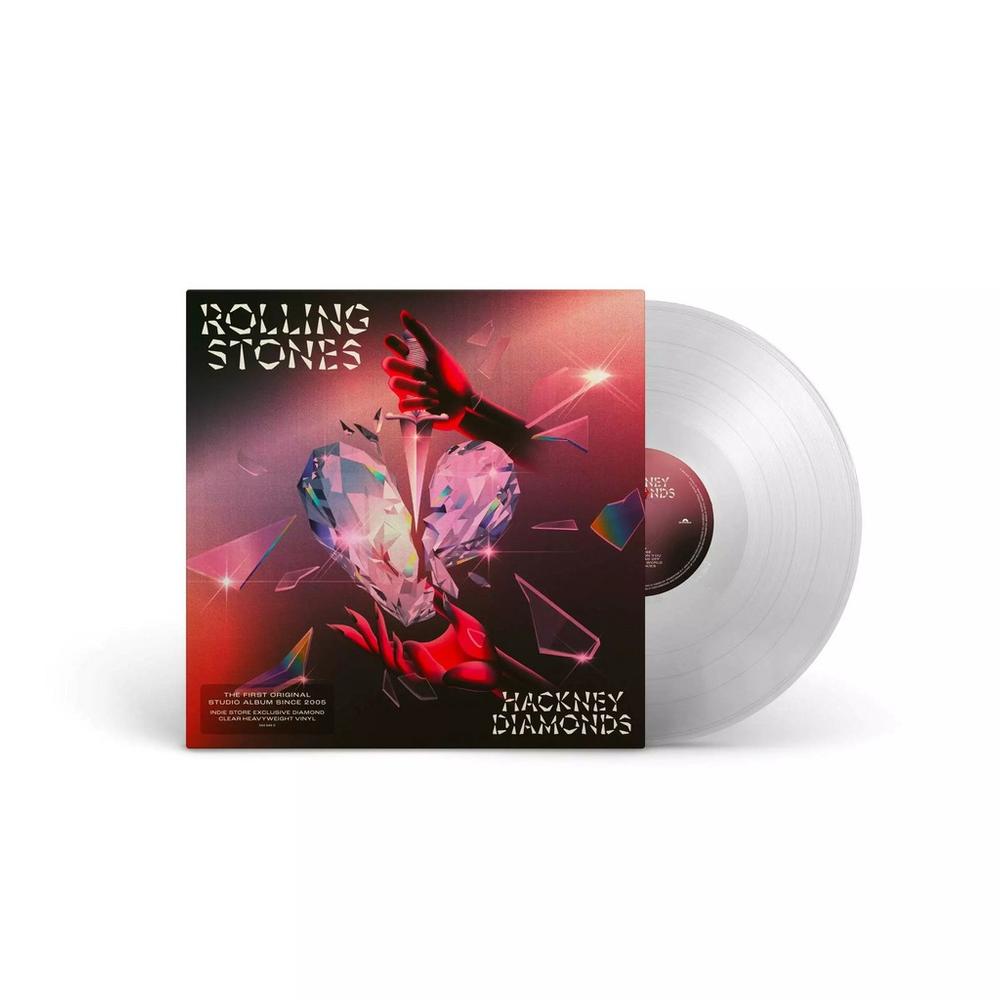 The Rolling Stones – Hackney Diamonds (LP Ltd. Diamond Clear 180g Vinyl Record) vinyl