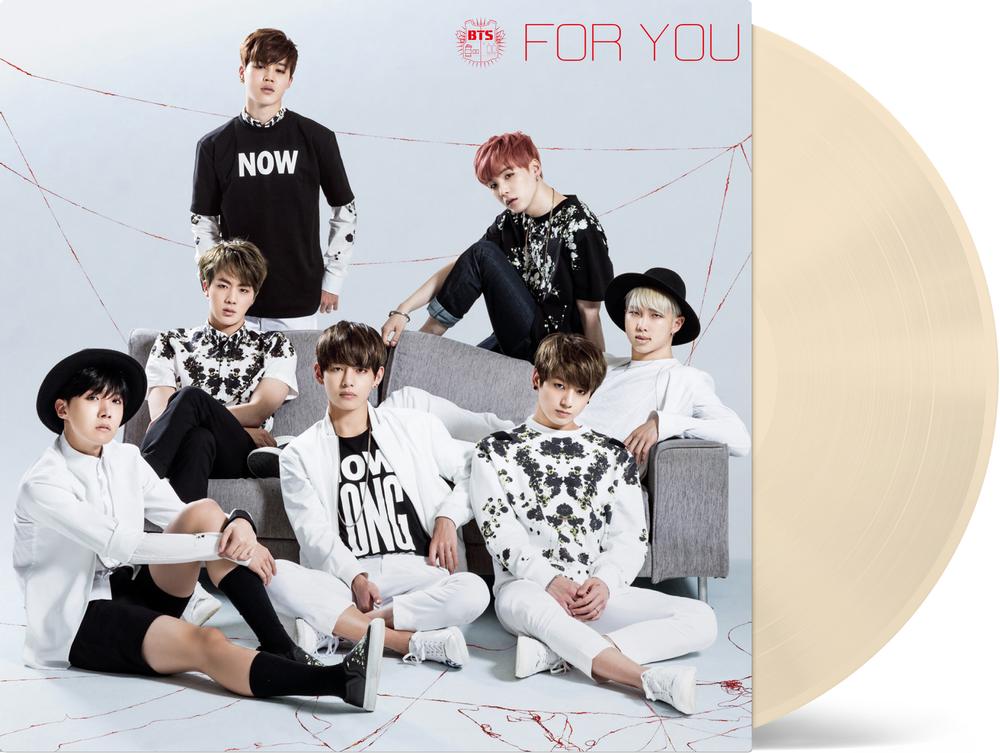 BTS - For You (12") 10th Anniv. 'Pure' Clear Vinyl Record vinyl