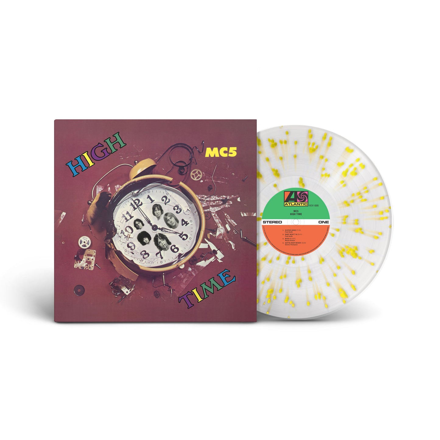 MC5 - High Time (LP) (Yellow & Clear Splatter Vinyl Record, ROCKtober 2023, limited) vinyl