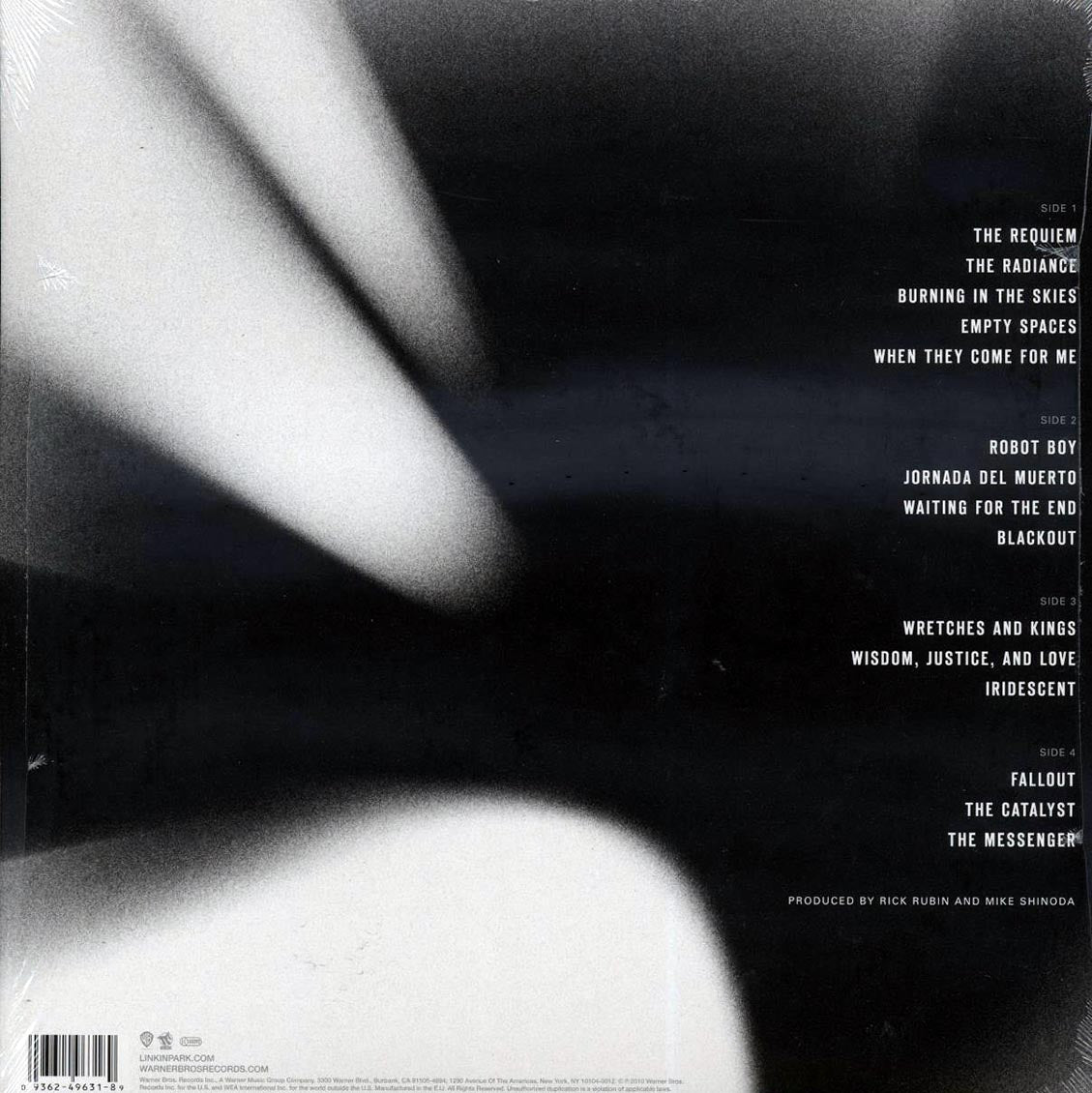 Linkin Park - A Thousand Suns (2LP 180g Vinyl Record) rear