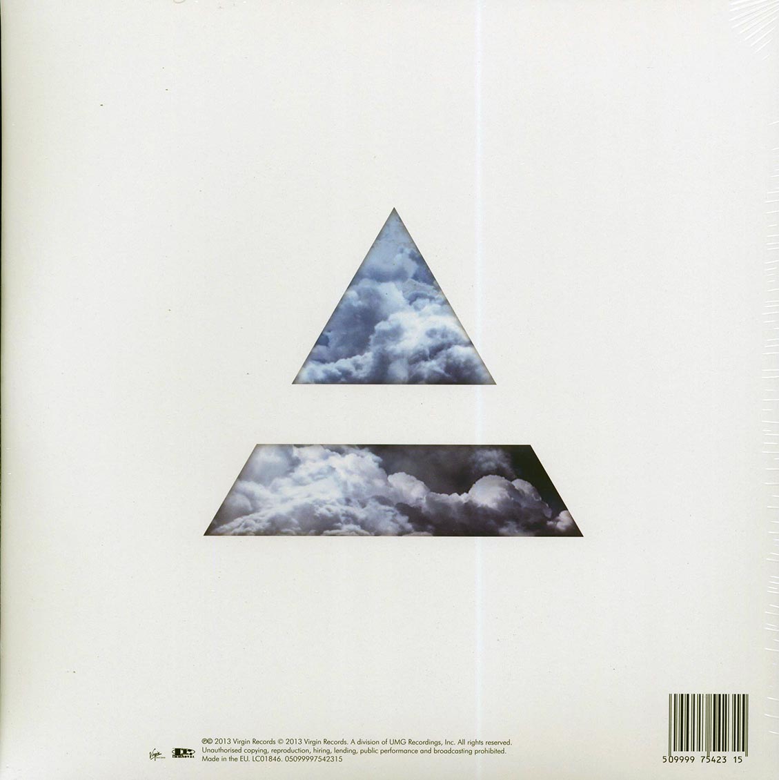 Thirty Seconds To Mars - Love Lust Faith and Dreams (LP) Vinyl record rear