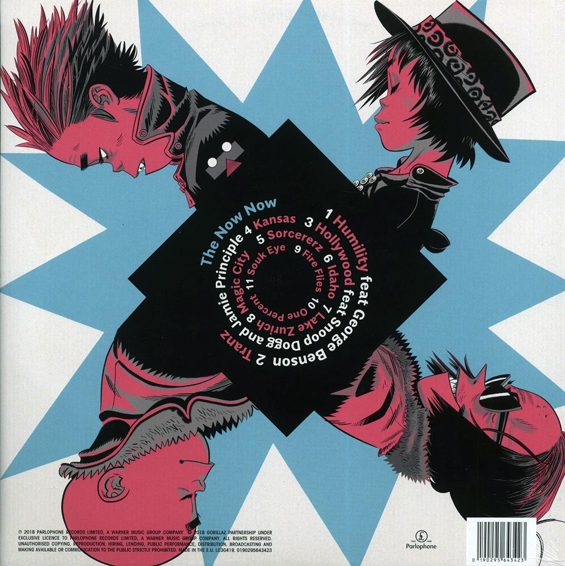Gorillaz - The Now Now (Parlophone) (incl. mp3) Vinyl Record rear