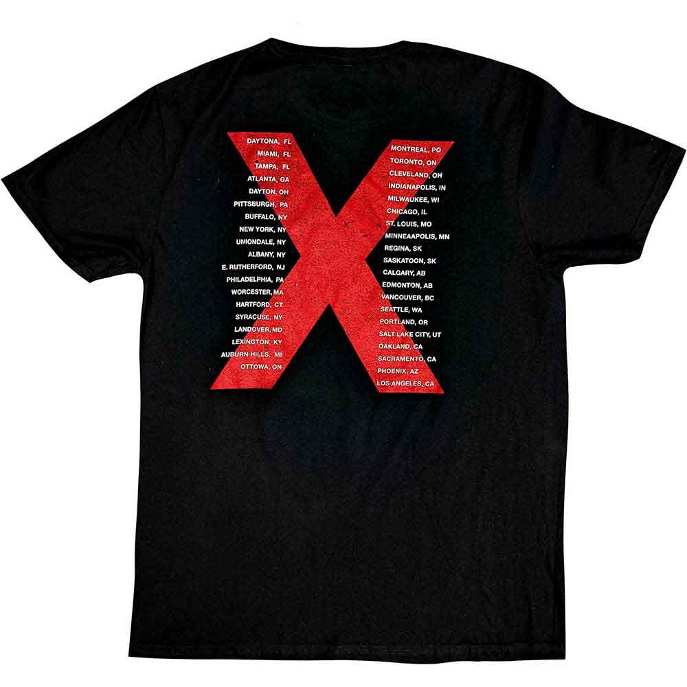 INXS - US Tour T-Shirt (Black with Back Print) rear