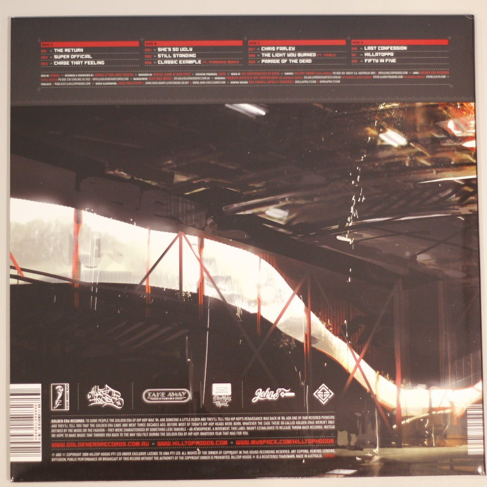 Hilltop Hoods – State Of The Art (Signed First Pressing 2009) Vinyl Record rear